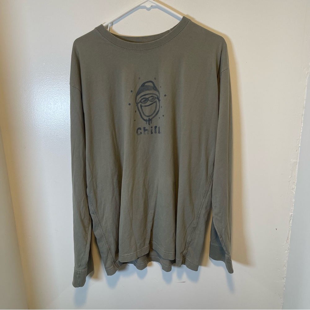 Life is Good long‎ sleeve shirt, CHILL, men's size Large